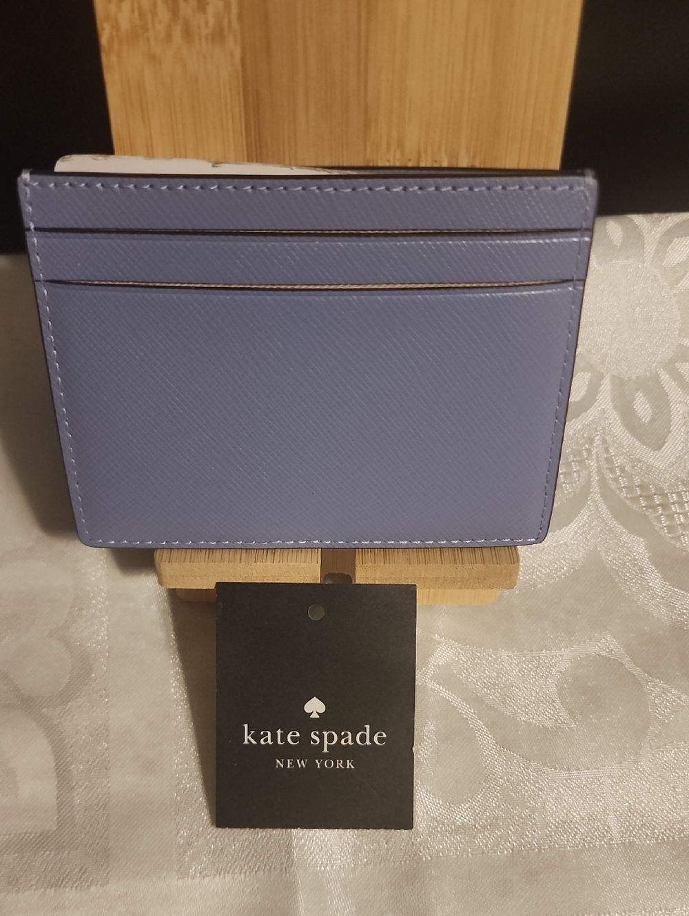 Kate Spade Madison Saffiano Leather Card Case with Gold Logo - Picture 2 of 5